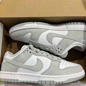 Nike Light Gray and White Athletic Shoes